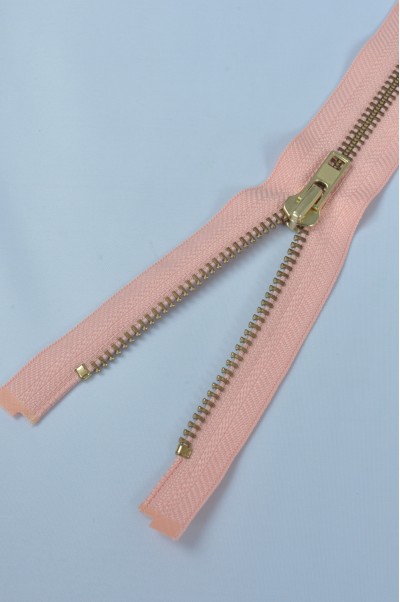 ZIP091  1號拉鏈  金銅金屬拉鏈   單頭開尾拉鏈  不設單獨拉鍊訂購  後面照